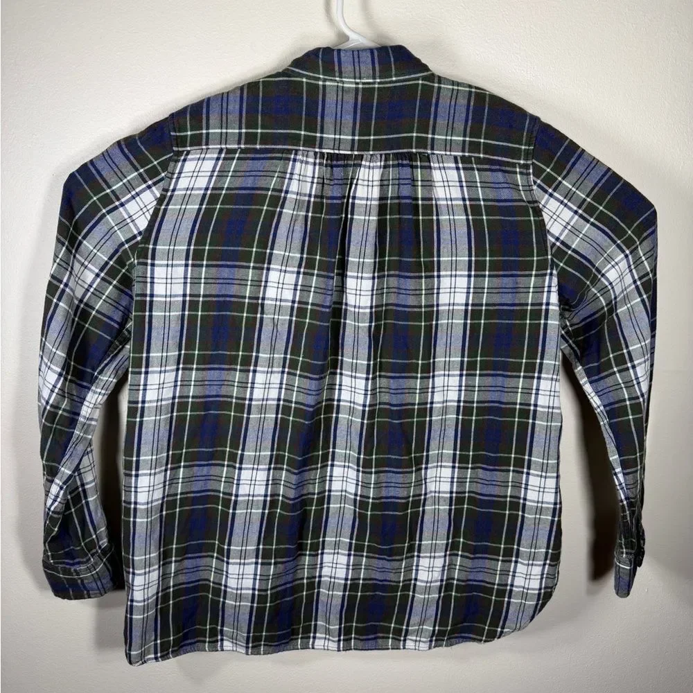 Ralph Lauren Denim & Supply  Plaid Button-Down Shirt - Blue Green White